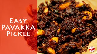 Pickle Recipe Malayalam  Instant Pavakka Pickle  Instant Kaipakka Pickle [upl. by Anazraf]