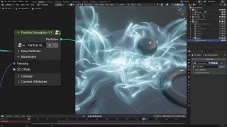 Blender 41 New Particle System Custom [upl. by Gilder]