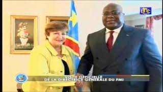 VISITE OFFICIELLE DE LA DIRECTRICE GENERALE DU FMI [upl. by Ferwerda]