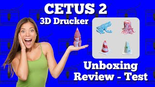 Cetus3D Cetus2 3D Drucker mit besonderem Feature  2x Filament 1x Nozzle 0x Müll  Review 2023 [upl. by Pandolfi]