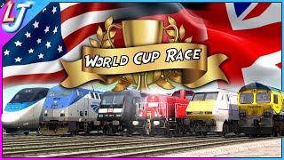 Train Simulator  The World Cup Race  Part 3 of 3 [upl. by Adiari336]