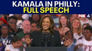 Kamala Harris rally in Philly FULL SPEECH [upl. by Nuahsyar]