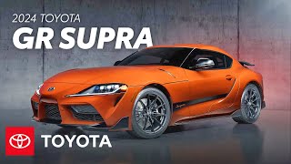 2024 Toyota GR Supra Overview  Toyota [upl. by Nyledam]