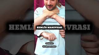 HEMLİK MANEVRASI I MUTLAKA ÖĞRENMELİSİN hayatkurtar [upl. by Ordnazil]