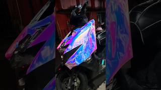 TVS NTORQ 125 WRAPPING  STICKERING  MODIFICATION  CHEAPEST PRICE  KOLKATA tvsntorq125 tvs [upl. by Wiltsey]