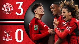 VICTORY IN THE CUP 🔥  Man Utd 30 Crystal Palace  Highlights [upl. by Raddatz]