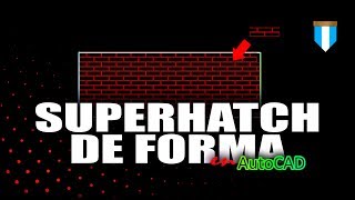 Colocar SUPERHATCH  FORMA para AutoCAD [upl. by Ias]