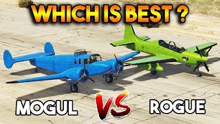 GTA 5 ONLINE  ROGUE VS MOGUL WHICH IS BEST PLANE [upl. by Noakes]