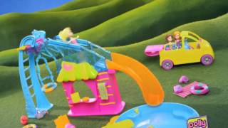 Polly Pocket  Flip n Swim Pool Playset [upl. by Onihc]