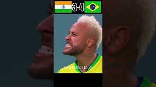 Brazil VS India Imaginary Penalty Shootout  Intense Penalties  neymar vs sunilchhetri [upl. by Nylakcaj]