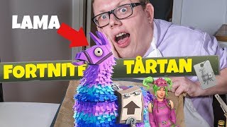 FORTNITE TÅRTA  GÖR DIN EGEN LAMA [upl. by Friday414]