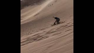 Sandboarding in San Pedro de Atacama chile sandboarding sanpedrodeatacama [upl. by Fortin]