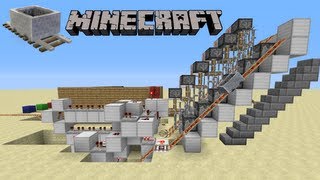 La station de minecart automatisée  Minecraft tutoriel partie 1 [upl. by Binny]