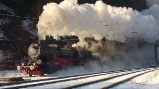 Dampfzug Dampflok Sonderfahrt Tunnelfahrten 2011 von Rottweil über Triberg nach Hausach [upl. by Sidnarb628]