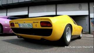 Lamborghini Miura P400 S  Insane accelerations 1080p HD [upl. by Tterej]