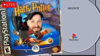 Retro Plays Harry Potter and the Sorcerers Stone PS1 For the FIRST Time [upl. by Annez]