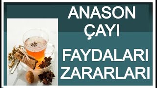 ANASON ÇAYI FAYDALARI ZARARLARI [upl. by Arlo890]