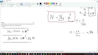 Uitleg vraagstukken basis  hoofdstuk exponentiële en logaritmische functies [upl. by Hcirteid]