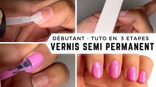 Les techniques indispensables pour une pose de vernis SEMIPERMANENT réussie à la maison DÉBUTANT [upl. by Naltiak]