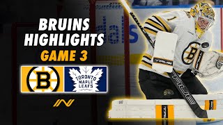 Bruins Playoff Highlights Best of Bostons Thriller vs Toronto Marchand Ties Bruins Legend [upl. by Zsuedat755]