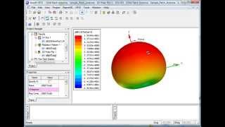 draw a 3D radiation pattern HFSS [upl. by Dirgis]