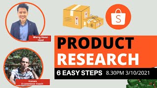 SHOPEE PRODUCT RESEARCH 6 STEPS TO LOOK FOR PROFITABLE SHOPEE PRODUCTS [upl. by Atinal22]