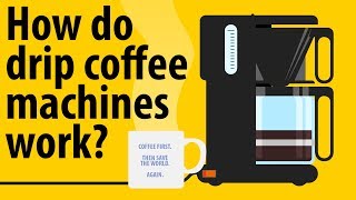 How Do Drip Coffee Machines Work  Making Coffee Explained [upl. by Haimorej742]