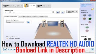 How To Reinstall Realtek HD Audio Manager Gigabyte Users only [upl. by Keifer]