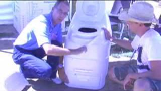 Sun Mar Composting Toilet Demo [upl. by Pascale]