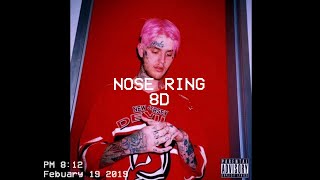 Lil Peep  Nose Ring 8D audio [upl. by Lav]