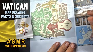 VATICAN state  City Map with Facts and Secrets  ASMR whispering geography facts [upl. by Toinette]