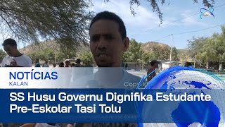 SS Husu Governu Atu Dignifika Estudante Pre Eskolar Tasi Tolu Ne’ebe Sai Vitima ba Eviksaun [upl. by Floria]