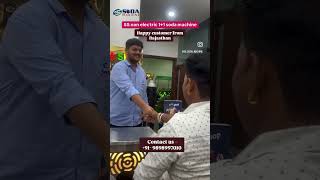 Ss soda machine  Happy Customer from Rajasthan shorts businessideas [upl. by Ermine994]