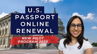 Renew your US passport ONLINE  Online Passport Renewal Update NEW program details [upl. by Boniface]