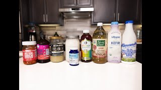 Different types of probiotic prebiotic and symbiotic foods [upl. by Yelssew913]