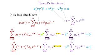 QM 105 Solution of second order differential equation Bessels equation and Bessel function [upl. by Dustan445]