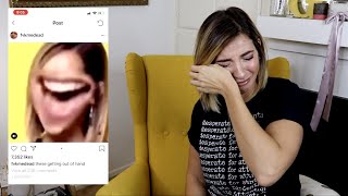 Gabbie Hanna Reacts to the Monster Meme [upl. by Oderfigis761]