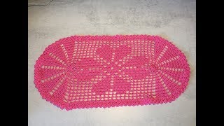 Tuto napperon trèfle au crochet spécial gaucher [upl. by Cosetta172]