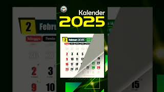 KALENDER 2025  Calendar 2025 Shorts CoretanPinsil [upl. by Patty300]