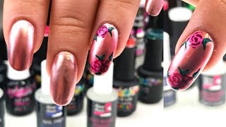 Nail Art 3 Roses [upl. by Hertz]