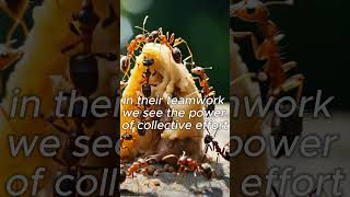 United We Thrive Lessons from Ants motivation successmindset facts [upl. by Evanthe]