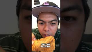 ANG LAKI NG Mcdonalds Fried Chicken mcdonalds [upl. by Siddon344]