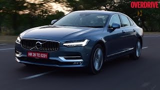 Volvo S90 D4  First Drive Review India [upl. by Derrej]