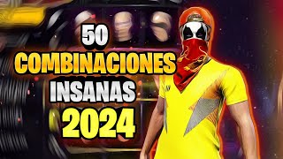 50 COMBINACIONES DE ROPA INSANAS QUE DEBES USAR EN 2024 🔥 OUTFITS INSANOS FF [upl. by Yednarb]