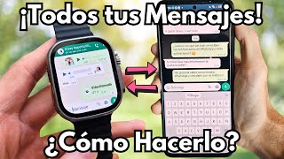 WhatsApp en tu SMARTWATCH ✅️ ¿Cómo instalarlo y Vincular tus Chats [upl. by Dore]