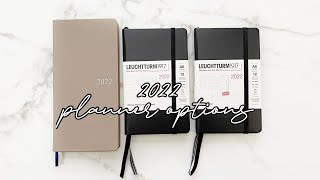 2022 Planner Options Hobonichi weeks in Cinnamon Beige and Leuchtturm A6 Pocket Planners [upl. by Caddric350]