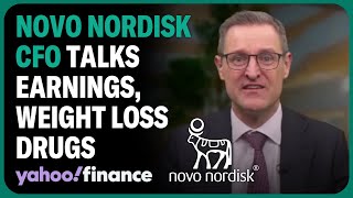 Novo Nordisk CFO discusses 36 surge in sales driven by Wegovy and Ozempic [upl. by Amil]