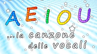 AEIOU  La canzone delle vocali AEIOU  Canzoni per bambini  Baby cartoons  Baby song [upl. by Eniledgam]