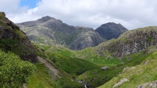 Upper Eskdale Scafell Pike Lords Rake and a Bivvy amp Tarp wildcamp on Scafell summit [upl. by Cioffred]