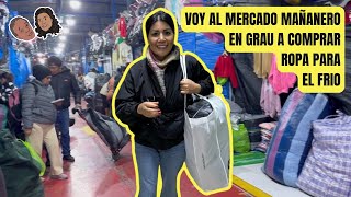 Viaje a Peru  Voy al mercado mañanero en Grau a comprar ropa para el frio  Una Peruana En Italia [upl. by Terag]